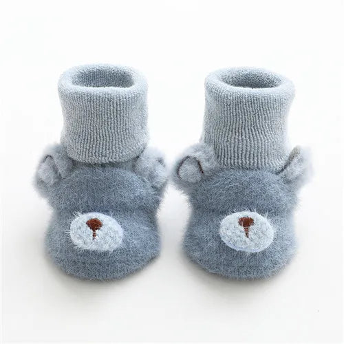 Meias Antiderrapantes de Inverno para Bebês - Estilo 2025