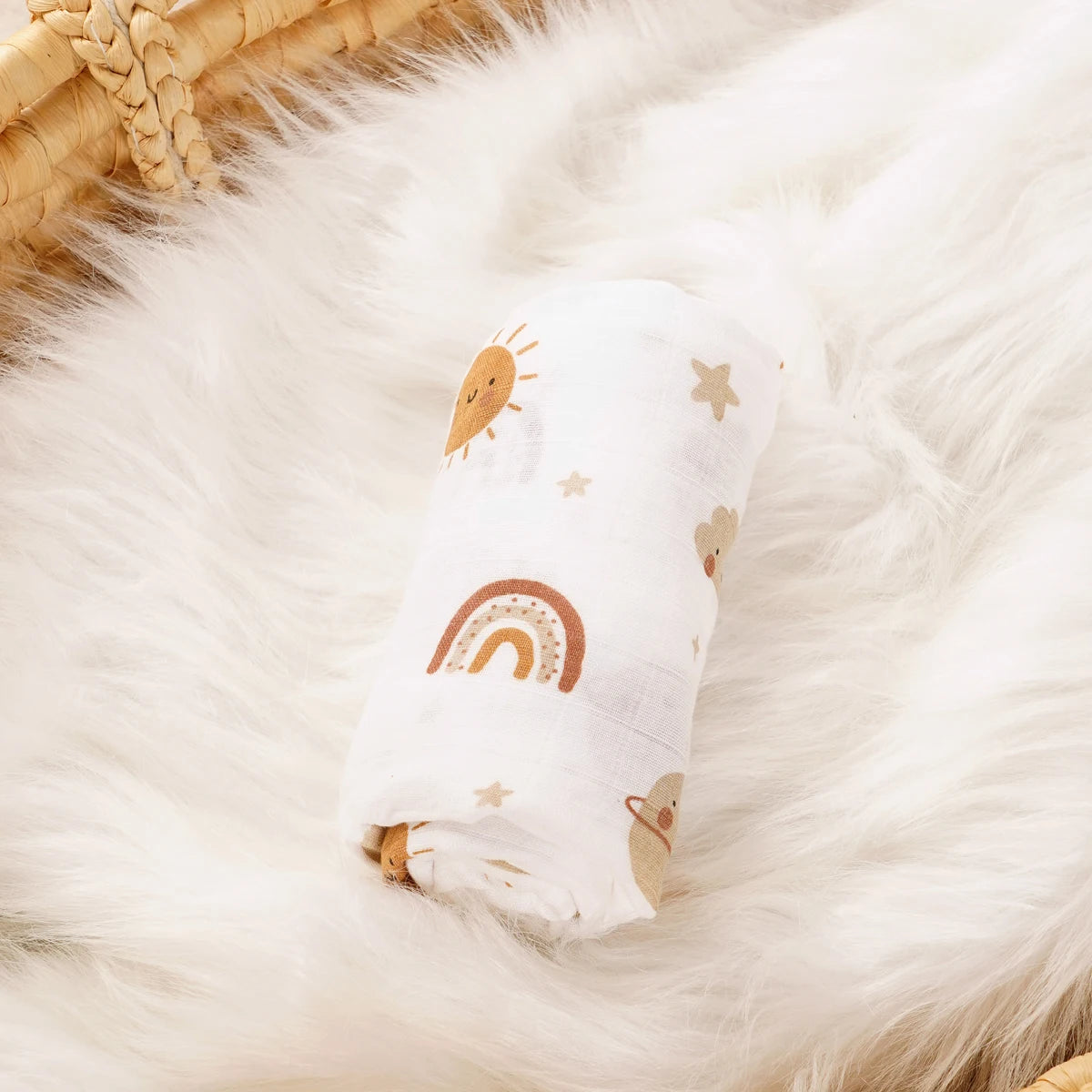 Cobertor de gaze macio e respirável - algodão de bambu 120x110CM para maior conforto e segurança