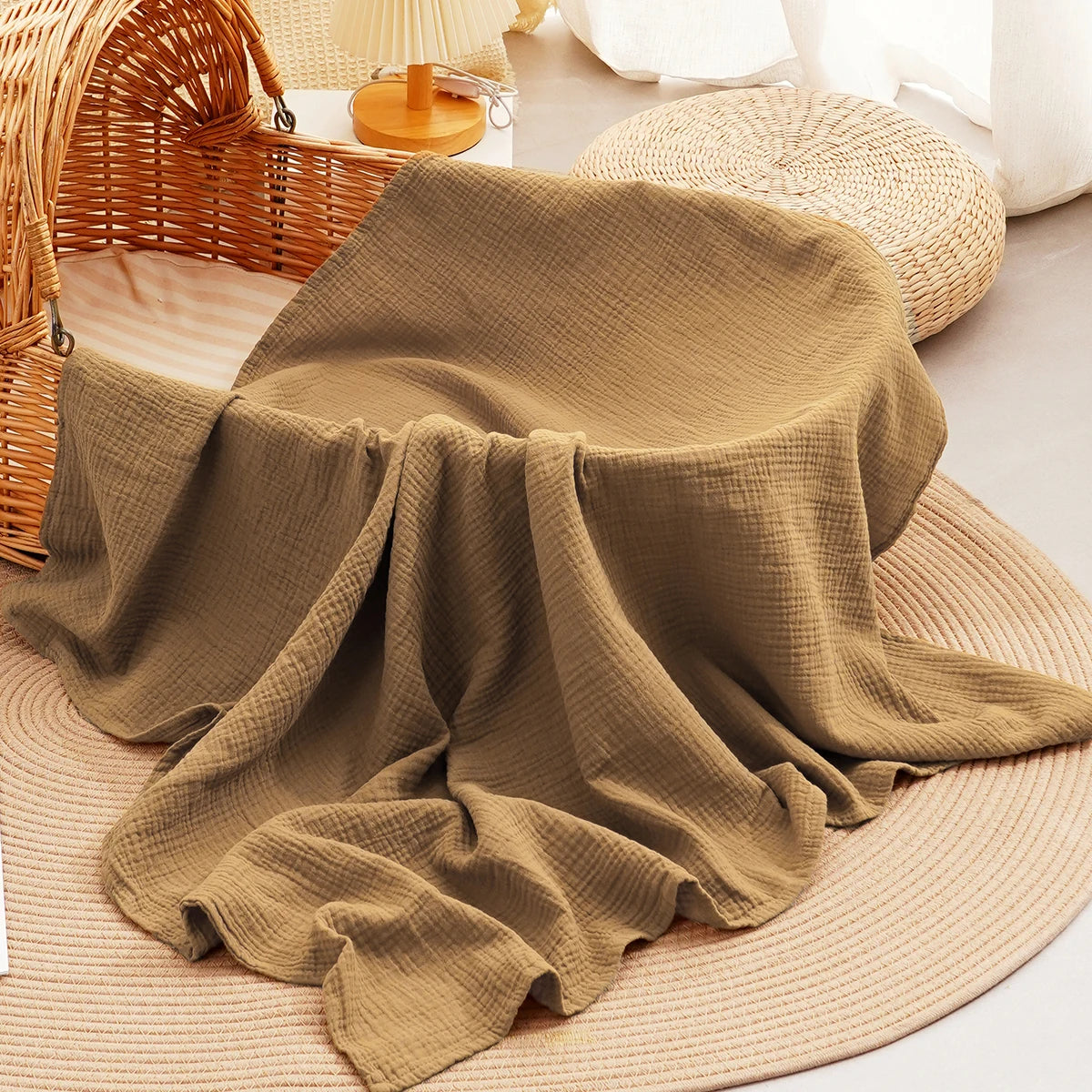 Cobertor Musselina 100% Algodão para Bebês