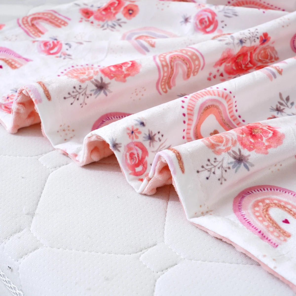 Cobertor Minky de Pelúcia Macia para Bebês