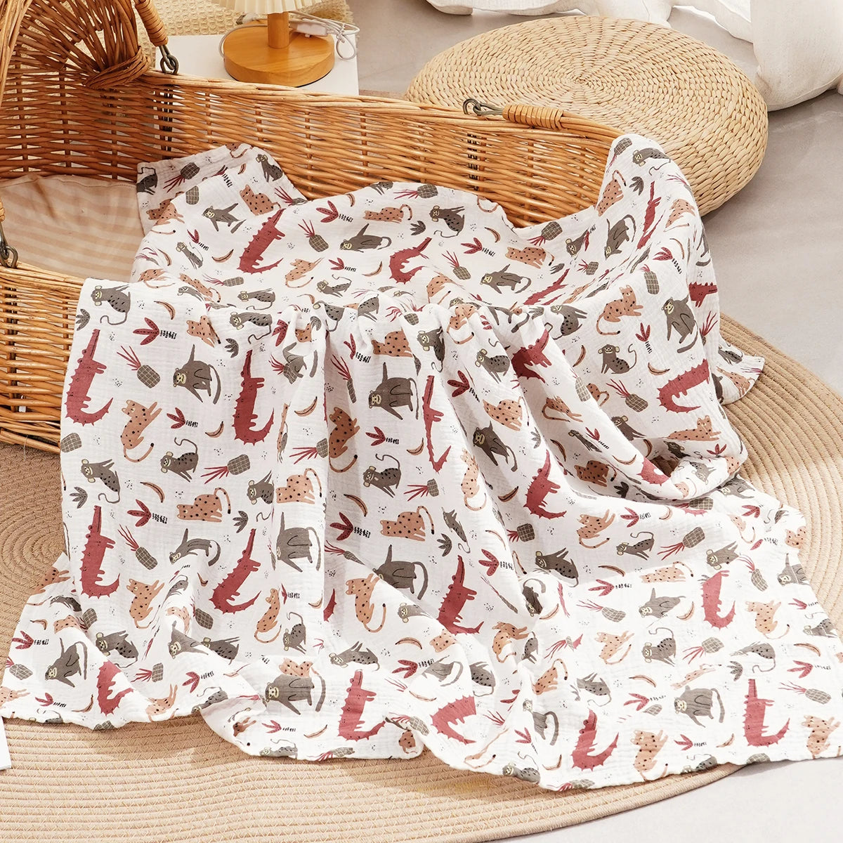 Cobertor Musselina 100% Algodão para Bebês