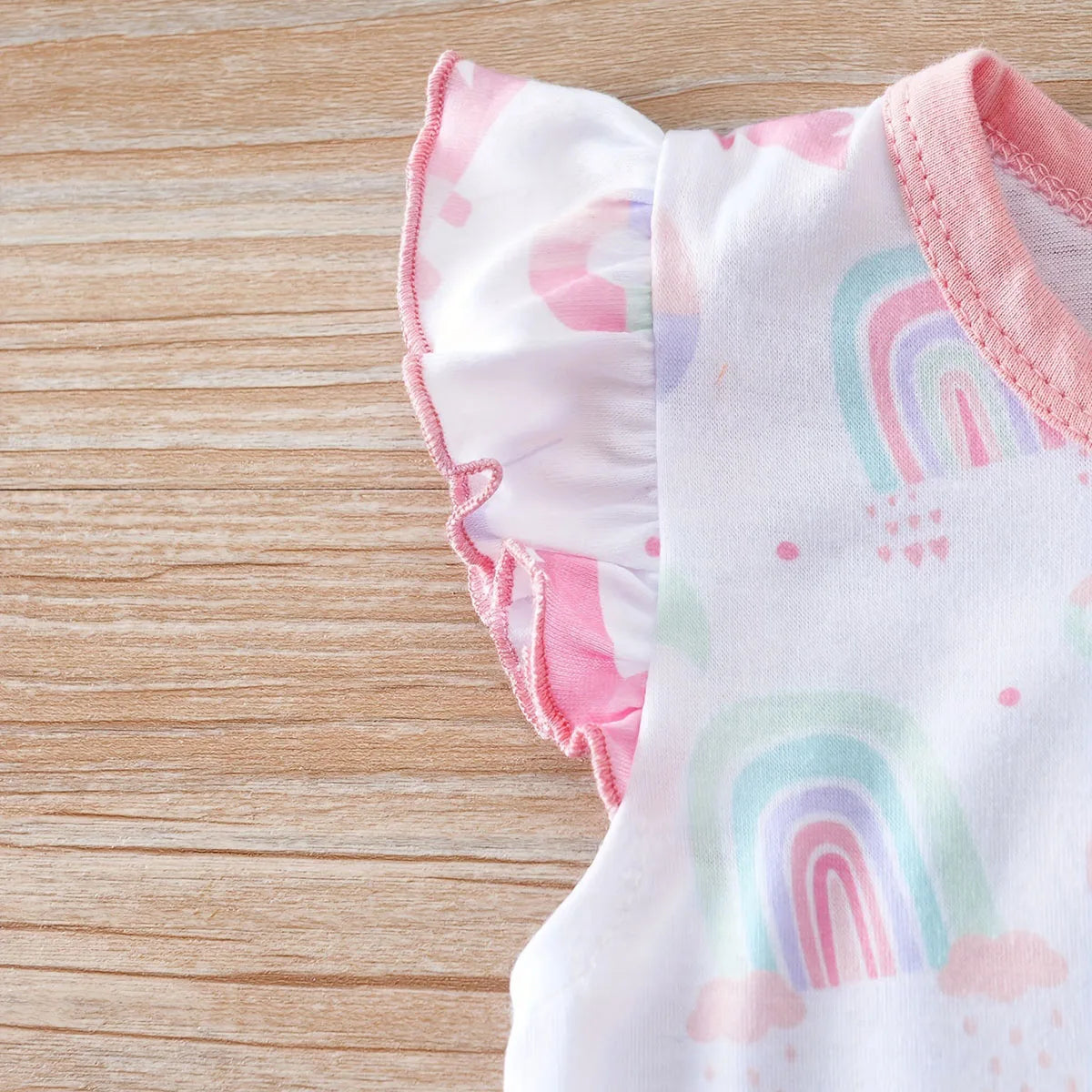 IURNXB-adorável dinossauro impressão bebê romper, bodysuit infantil para meninas, manga recém-nascida, snap Onesie, desgaste casual, 0-12m