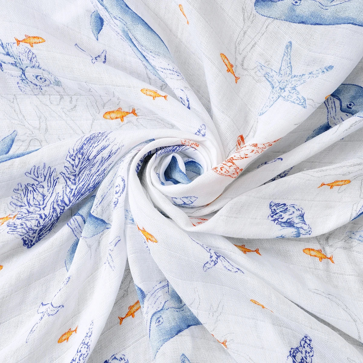 Cobertor de Musselina para Bebê em Algodão Bambu