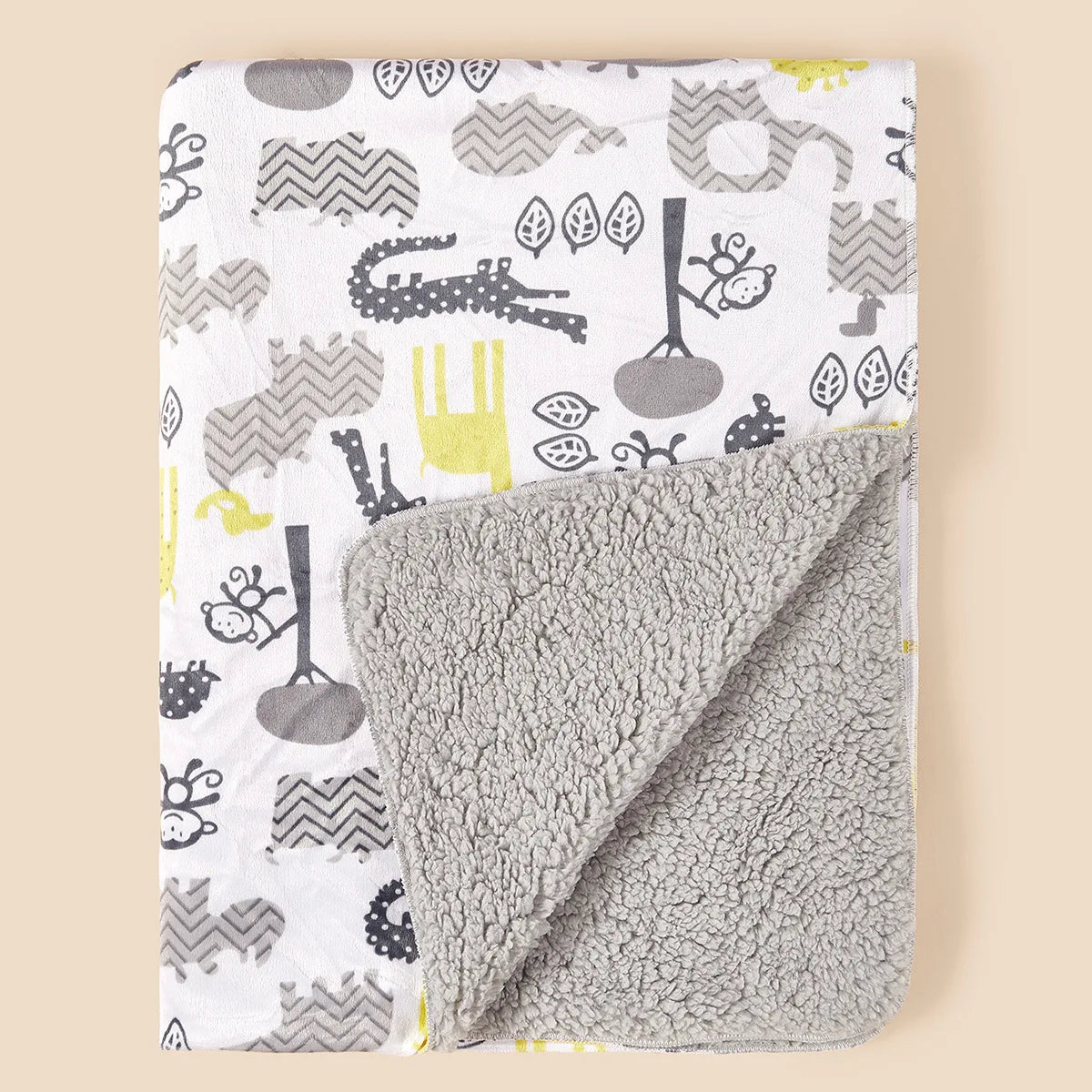 Cobertor Reversível Ultra Macio para Bebês