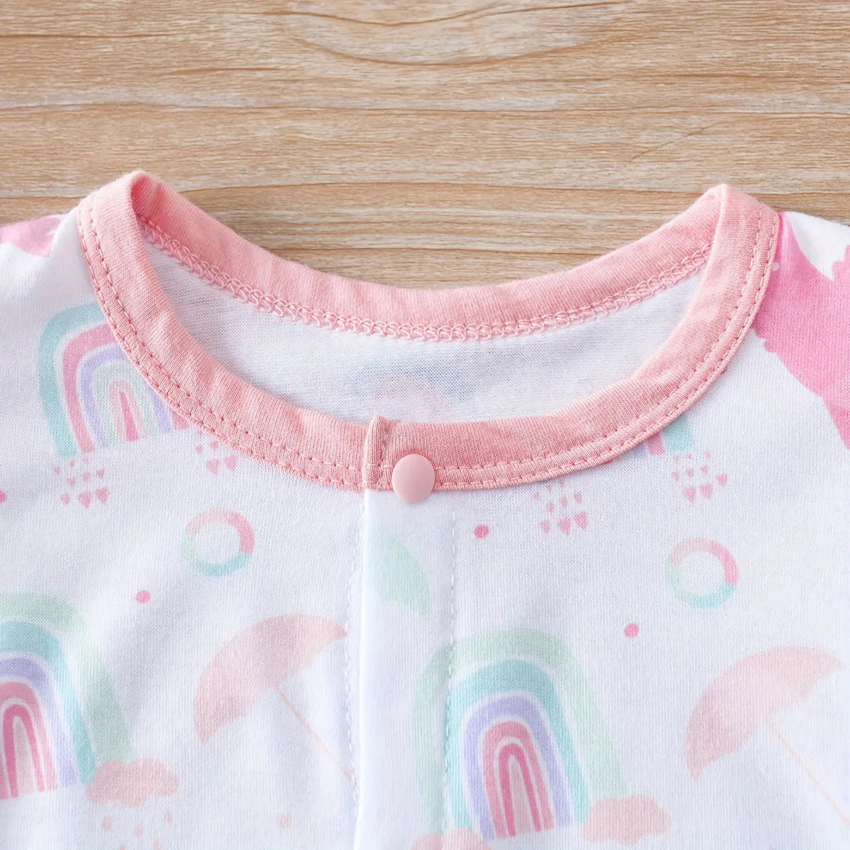 IURNXB-adorável dinossauro impressão bebê romper, bodysuit infantil para meninas, manga recém-nascida, snap Onesie, desgaste casual, 0-12m