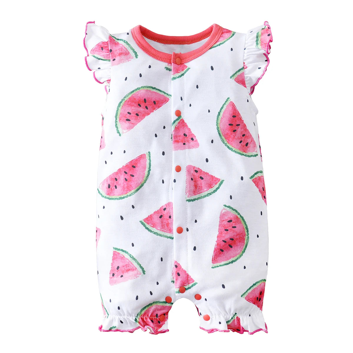 Body Bebê Floral Melancia - Conforto e Estilo para Meninas