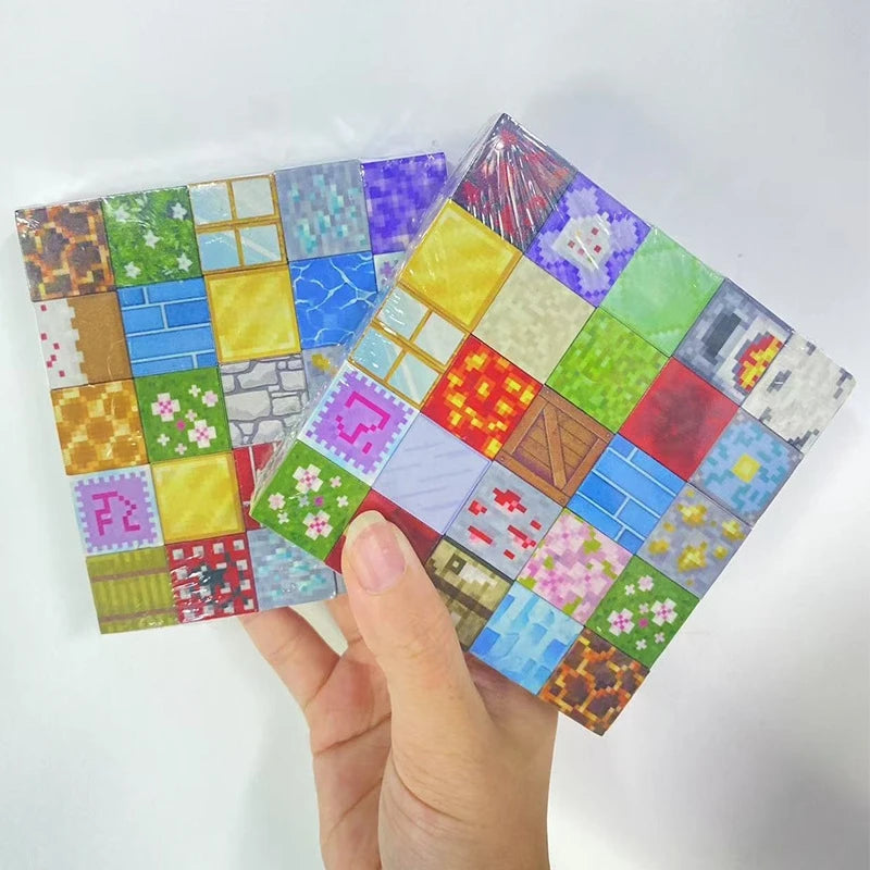 Blocos de Construção Magnéticos Mini Mundo - 500 Peças