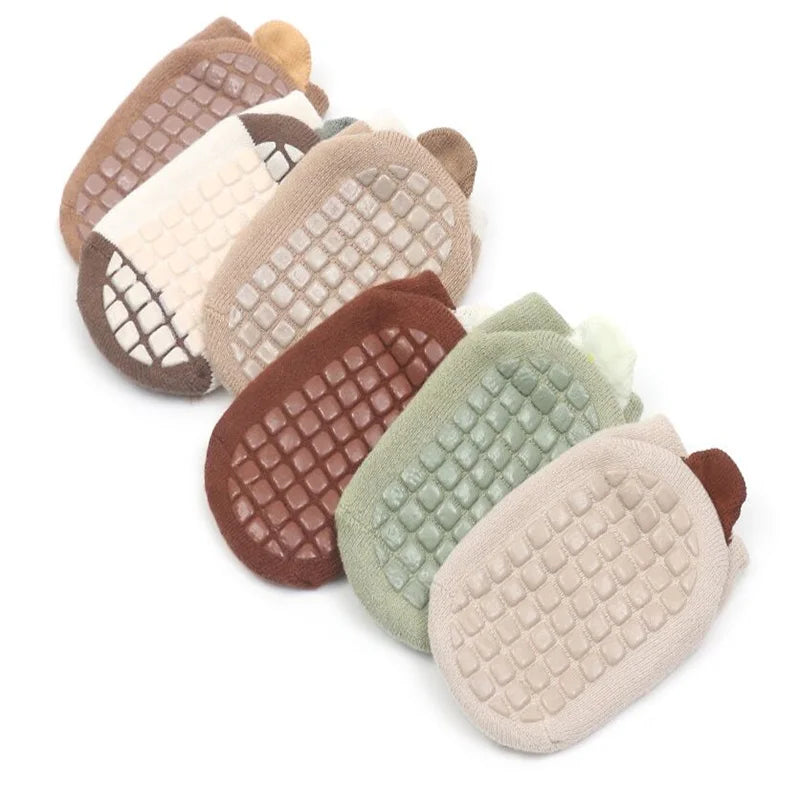 Lawadka inverno crianças menina menino meias anti deslizamento algodão meias do bebê para meninas meninos casual impressão macia da criança das crianças meia antiderrapante