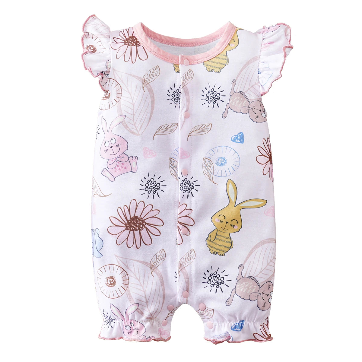 Macacão Infantil Coelhinho - Estilo e Conforto para Bebês