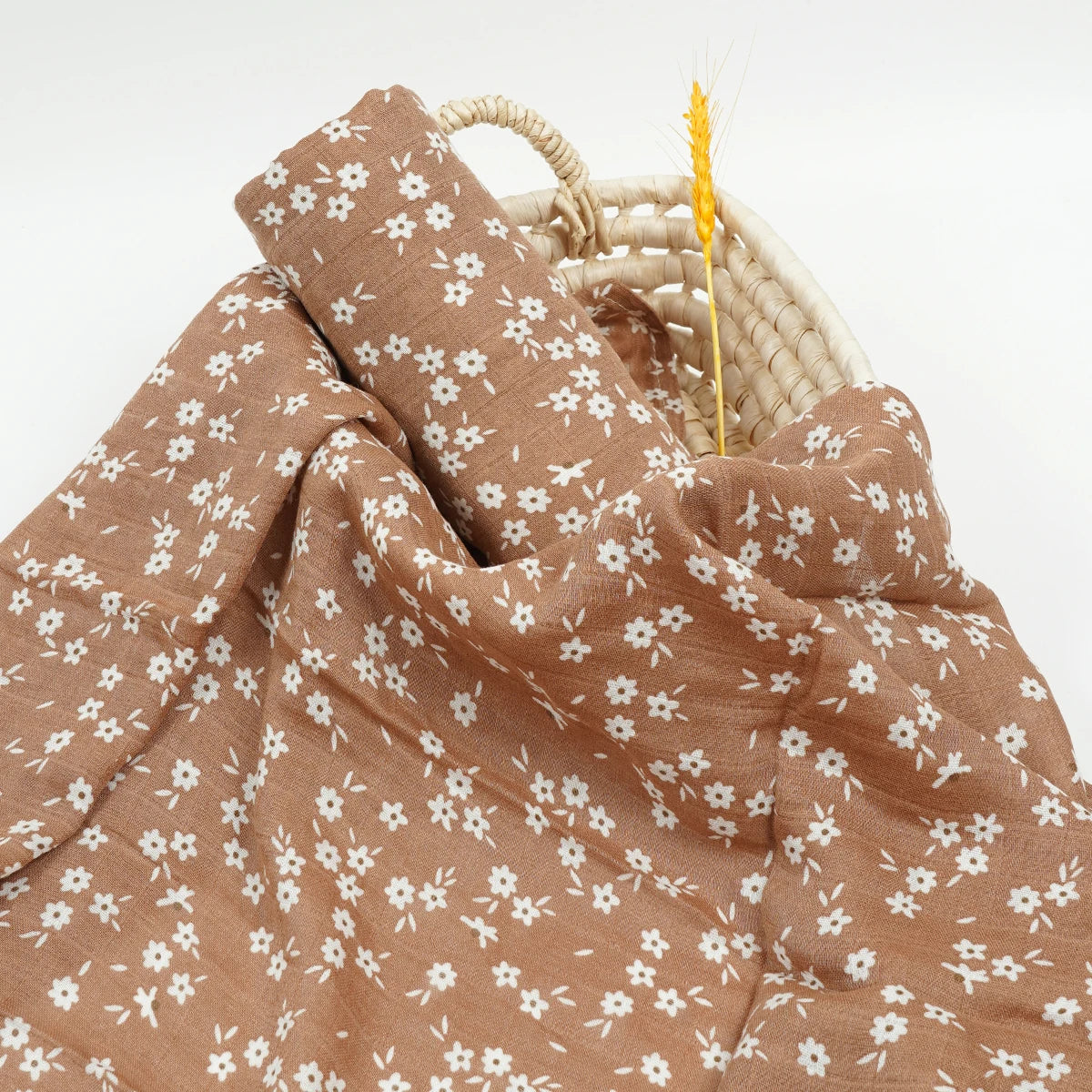 Cobertor Musselina Bebê 120x110cm Algodão Bambu