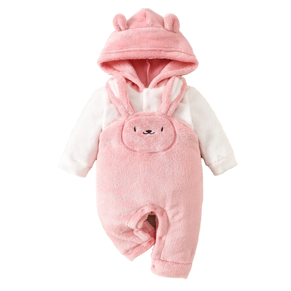 Conjunto Fofo de Coelho para Bebês - Casaco e Calça