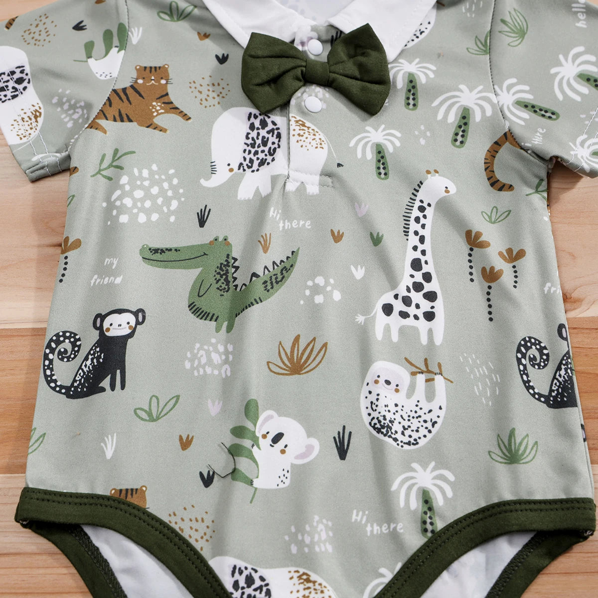 Conjunto Cavalheiro Bebê - Body e Suspensórios
