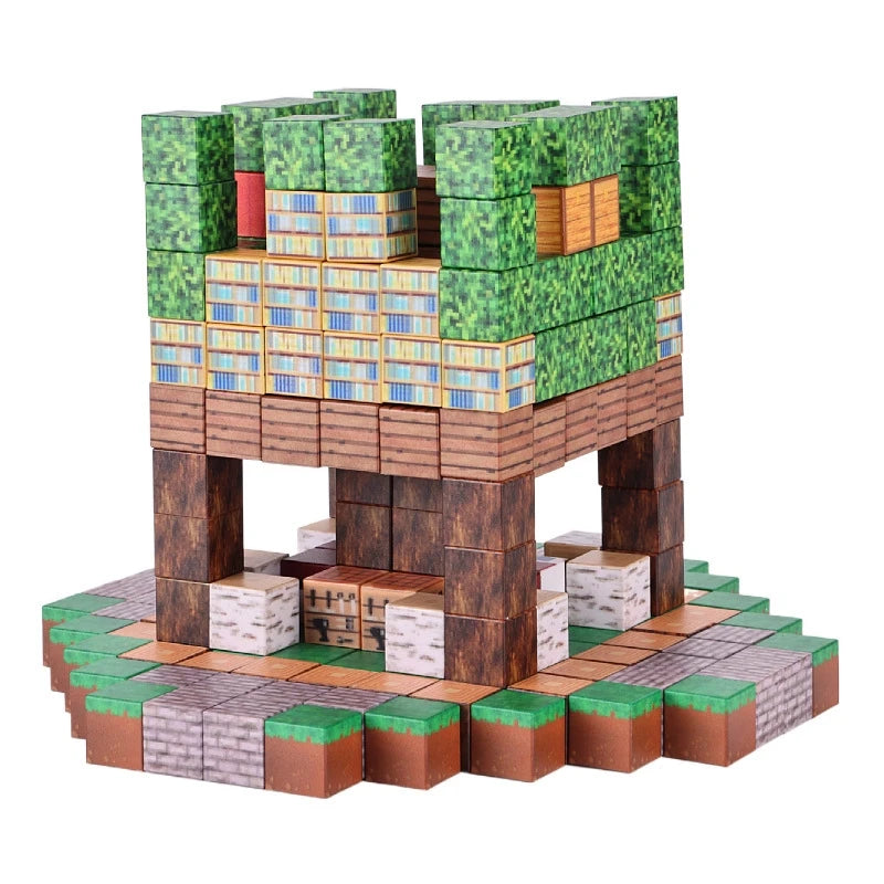 BlocoMágico™ – Kit Magnético Educativo com 300 Peças