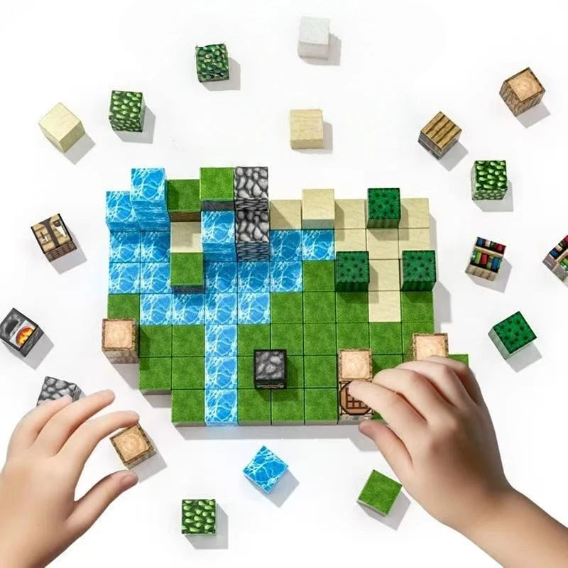 BlocoMágico™ – Kit Magnético Educativo com 300 Peças