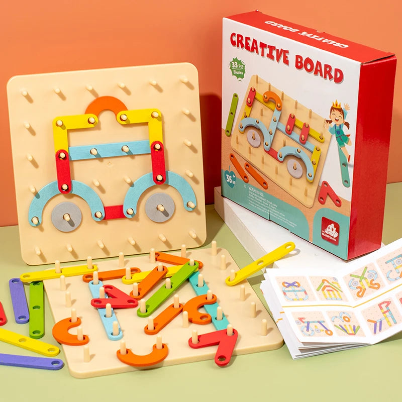 Brinquedo Educativo Montessori de Madeira para Crianças