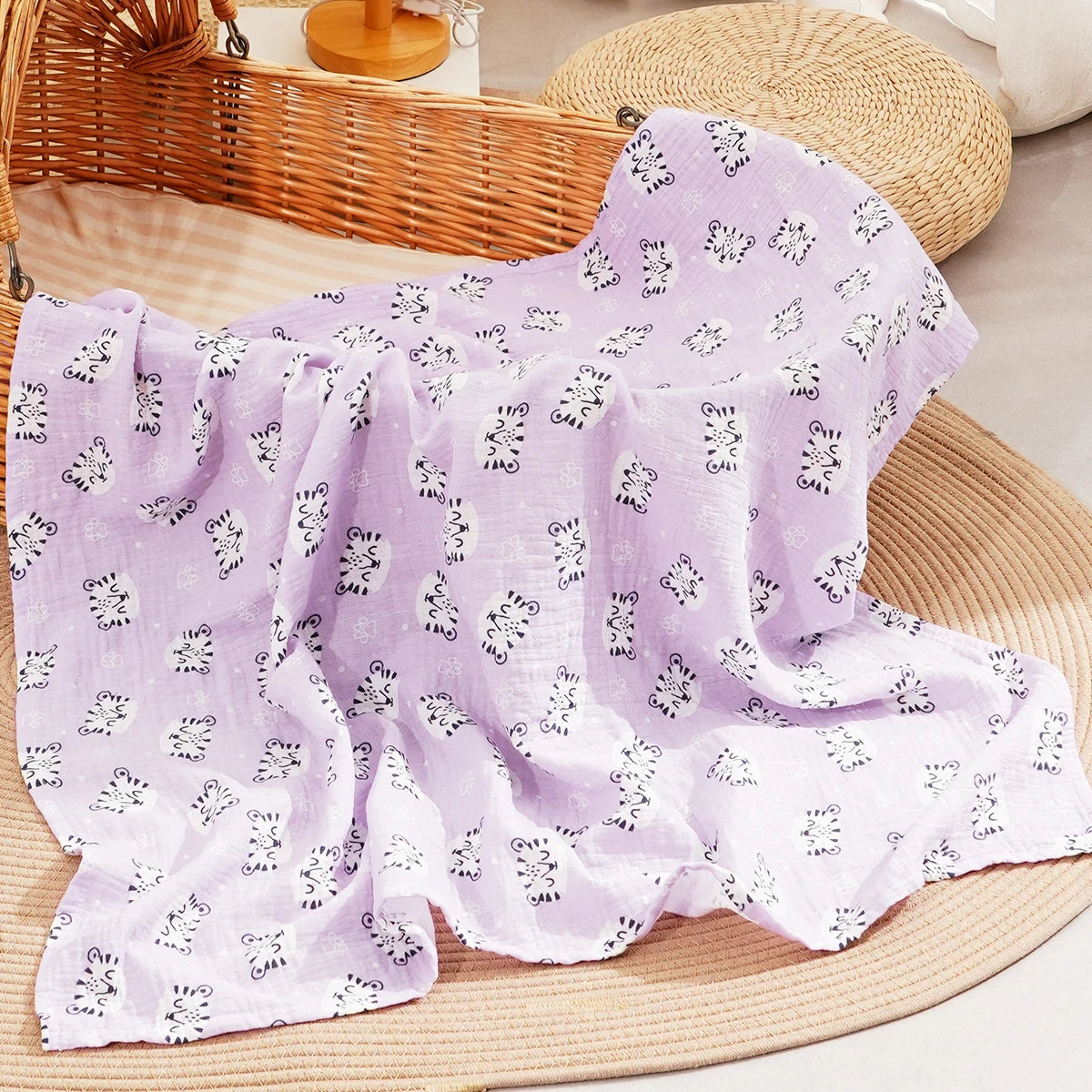 Cobertor Musselina 100% Algodão para Bebês