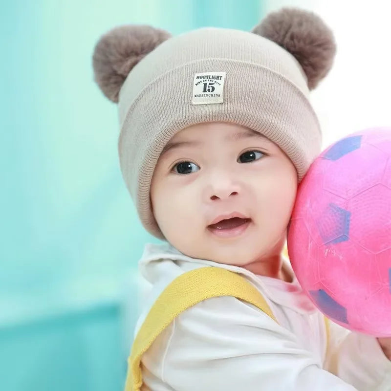 Gorro Infantil Unissex com Pom Pom - Conforto e Estilo