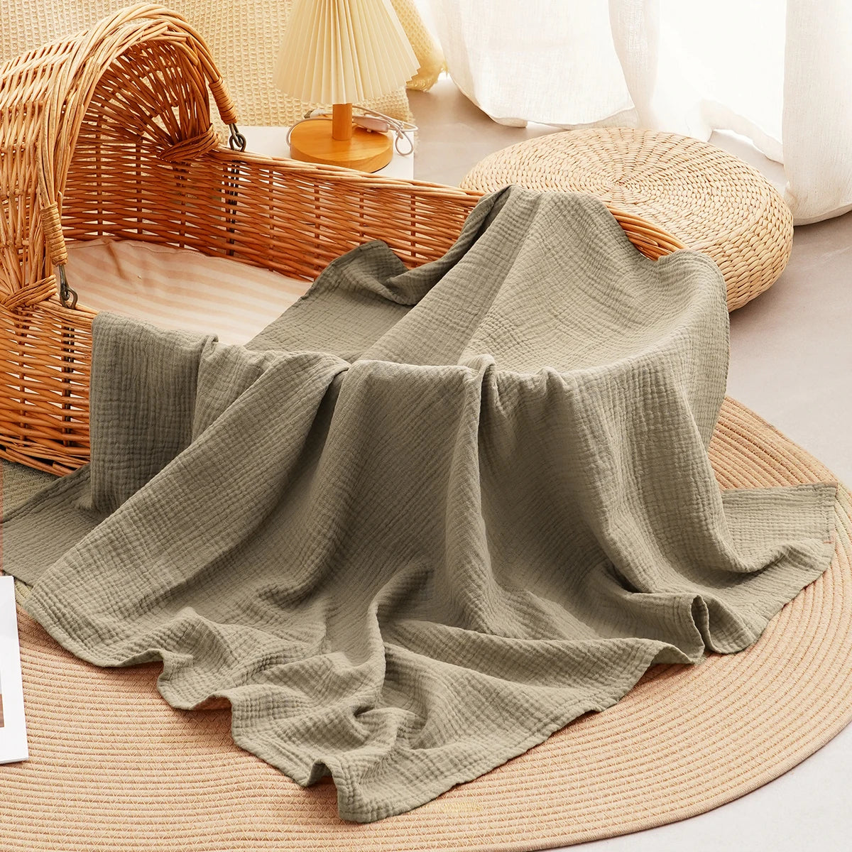 Cobertor Musselina 100% Algodão para Bebês