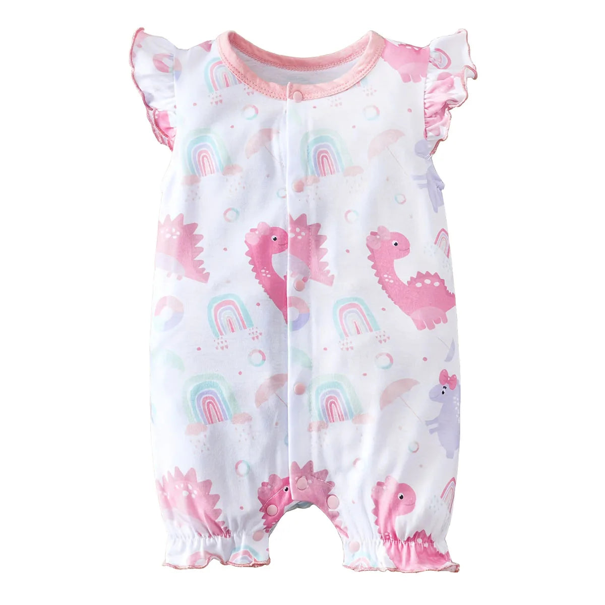 Body Dinossauro Bebê - Conforto e Estilo para Meninas