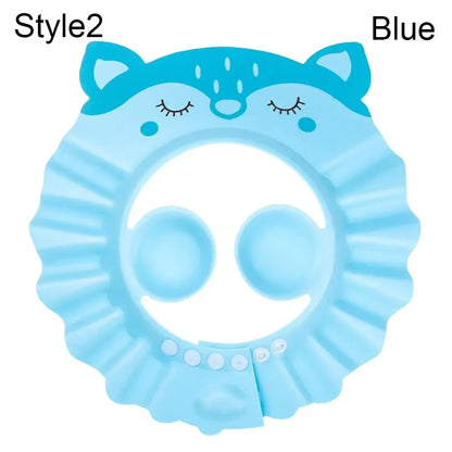 Adjustable Baby Shower Caps Child Kids Shampoo Hat Wash Hair Bath Shield Waterproof Ear Eye Protection Visor