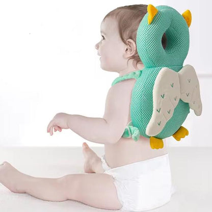 Newborn Headrest Security Pillows Backpack Toddler Baby Head Fall Protection Pad Cushion Cartoon Soft Security Pillows Backpack